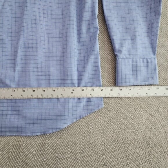 Lauren Ralph Lauren Button-Up Shirt 16 34/35 Blue Label Quiet Luxury Slim Fit - Picture 6 of 16